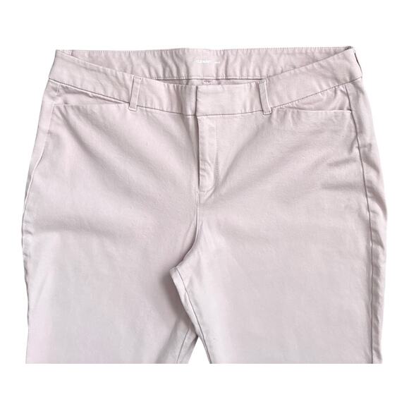 OLD NAVY Womens Size 16 Pink Stretch Skinny Pixie Pants 27.5" Inseam - Picture 3 of 7